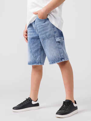 JEANS BERMUDA Light Blue / 14