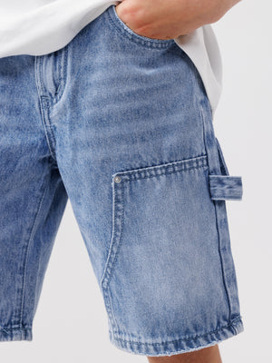 JEANS BERMUDA Light Blue / 14