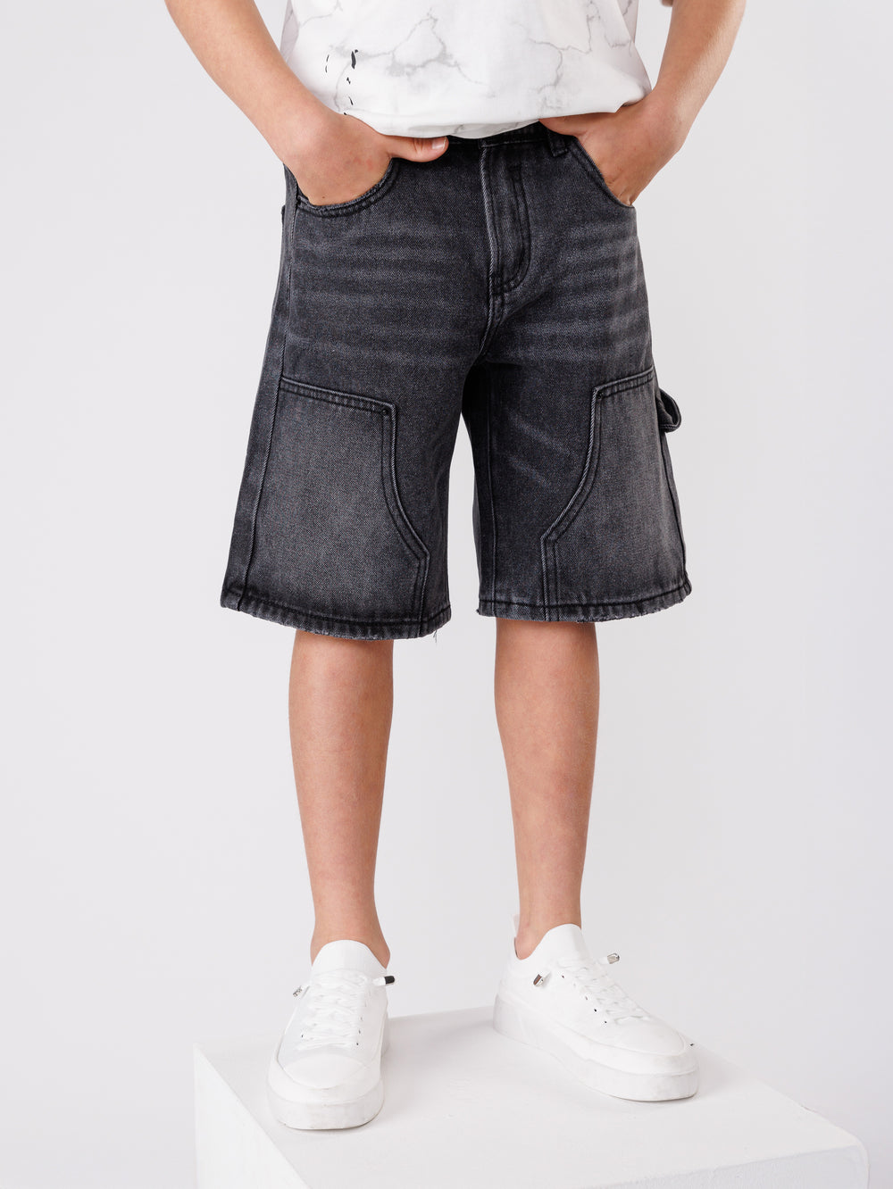 JEANS BERMUDA Light Blue / 14