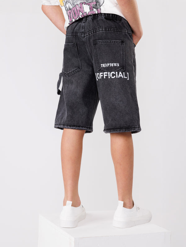 JEANS BERMUDA Black / 14