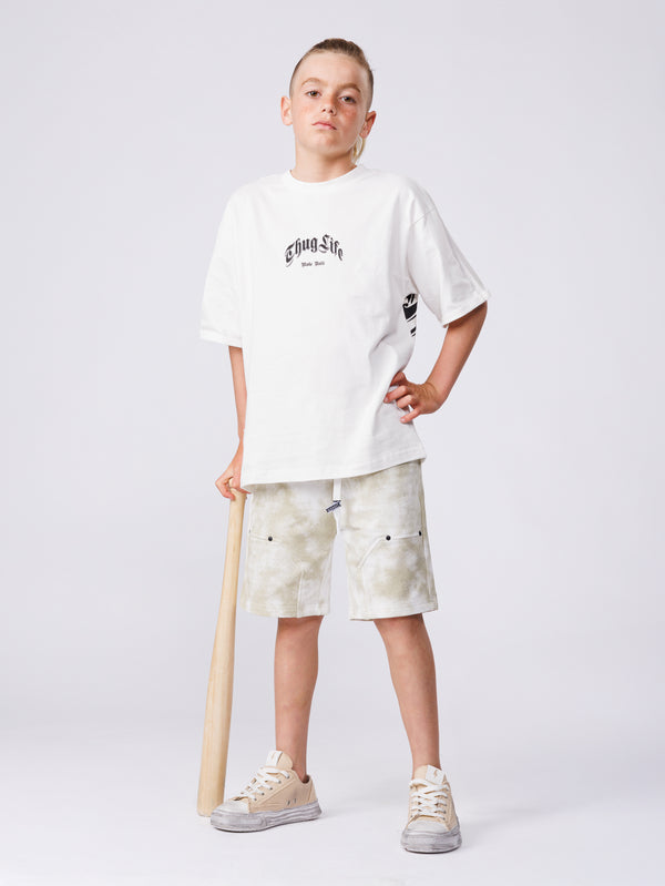 JERSEY SHORTS Smoky Green / 14