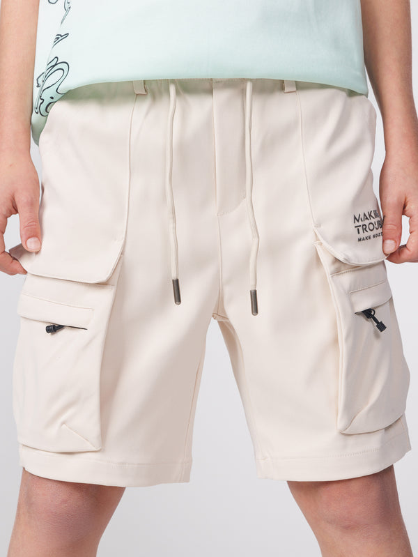 WOVEN BERMUDA Cream / 14