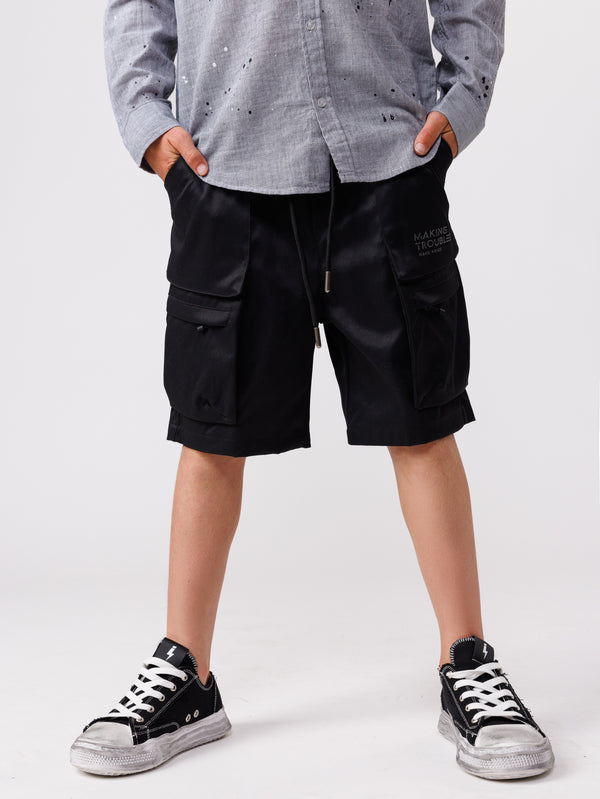 WOVEN BERMUDA Black / 14