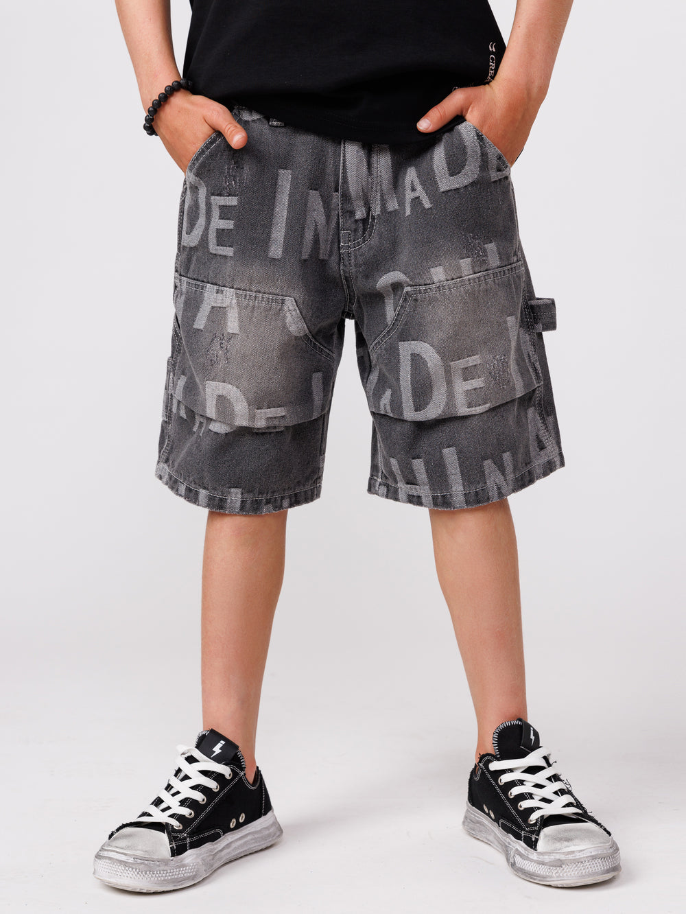 JEANS BERMUDA Light Gray / 14