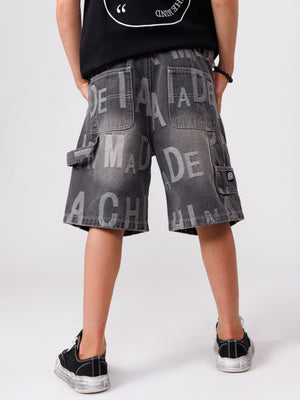 JEANS BERMUDA Light Gray / 14