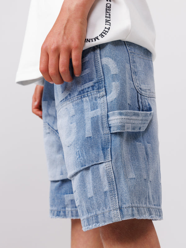 JEANS BERMUDA Light Blue / 14