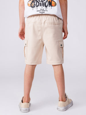 WOVEN BERMUDA Beige / 14