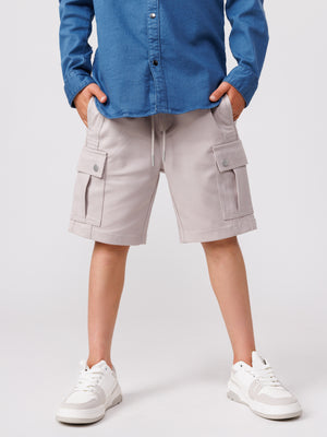 WOVEN BERMUDA Light Gray / 14