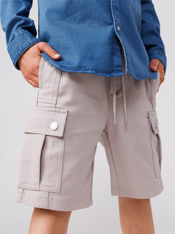 WOVEN BERMUDA Light Gray / 14