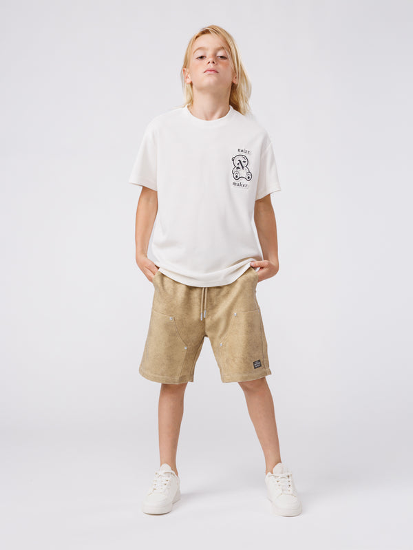 WOVEN BERMUDA Light Brown / 14