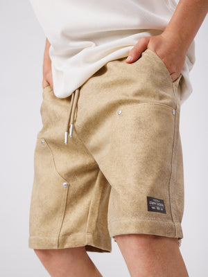 WOVEN BERMUDA Light Brown / 14