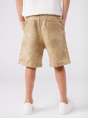 WOVEN BERMUDA Light Brown / 14