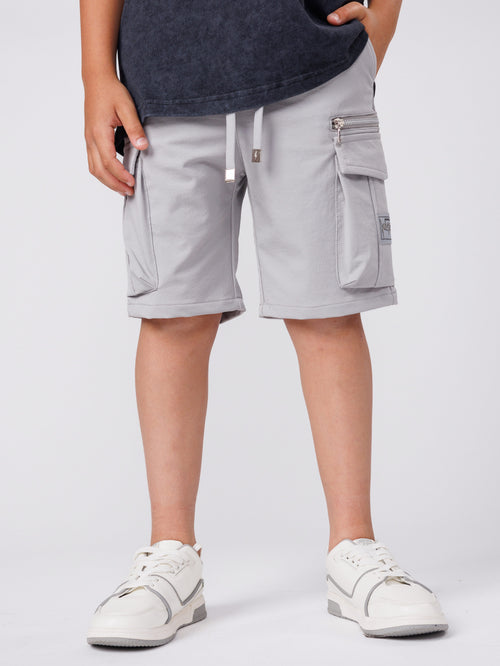 CARGO WOVEN BERMUDA Gray / 14