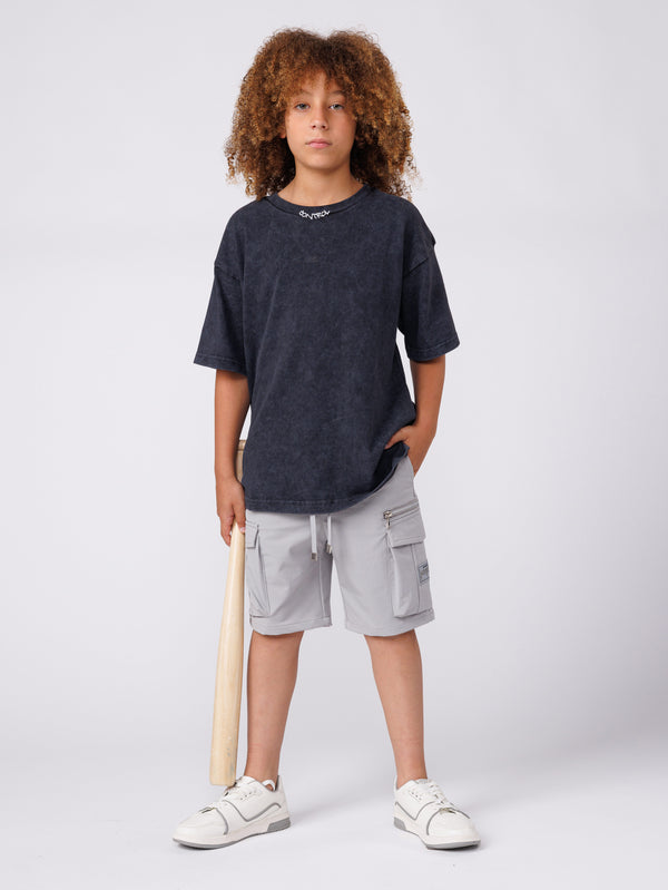 CARGO WOVEN BERMUDA Gray / 14
