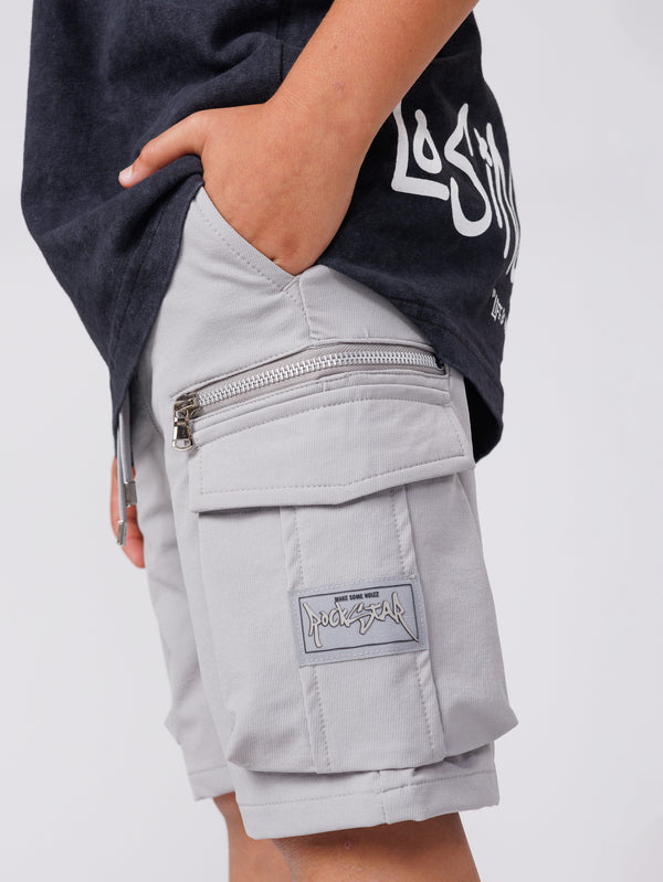 CARGO WOVEN BERMUDA Gray / 14