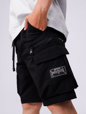 CARGO WOVEN BERMUDA Black / 8