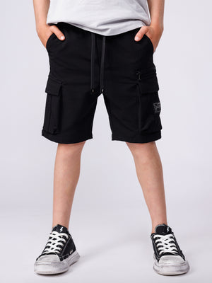 CARGO WOVEN BERMUDA Black / 8