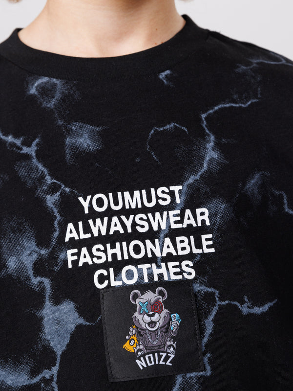 FASHION T-SHIRT Black / 14