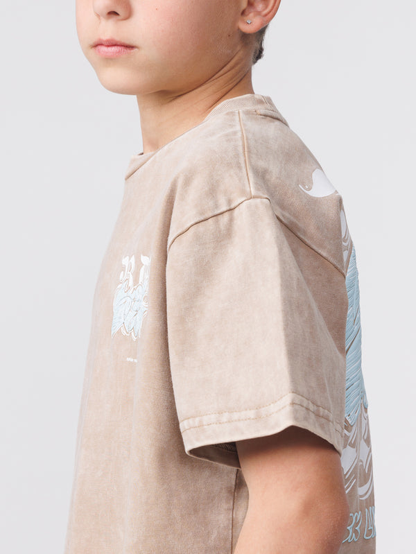 FASHION T-SHIRT Light Brown / 14