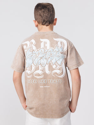 FASHION T-SHIRT Light Brown / 14