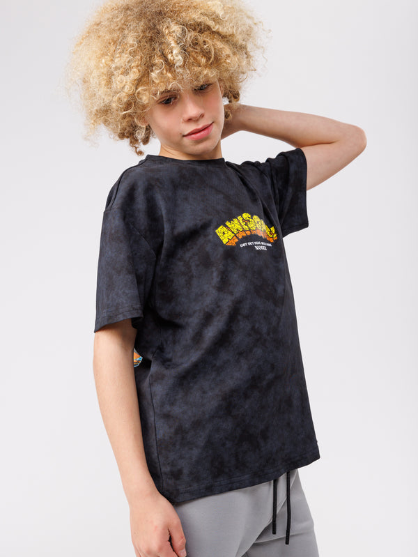 FASHION T-SHIRT Scrubbed Black / 14