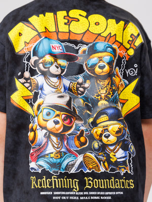 FASHION T-SHIRT Scrubbed Black / 14