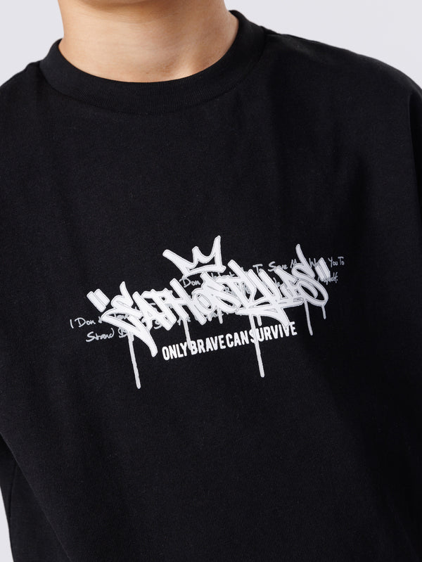 FASHION T-SHIRT Black / 14