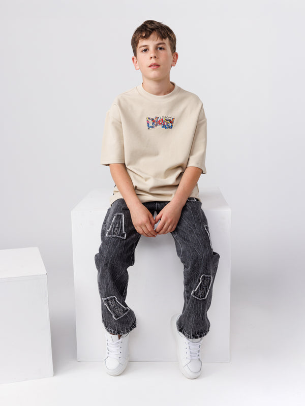 FASHION T-SHIRT Beige / 14