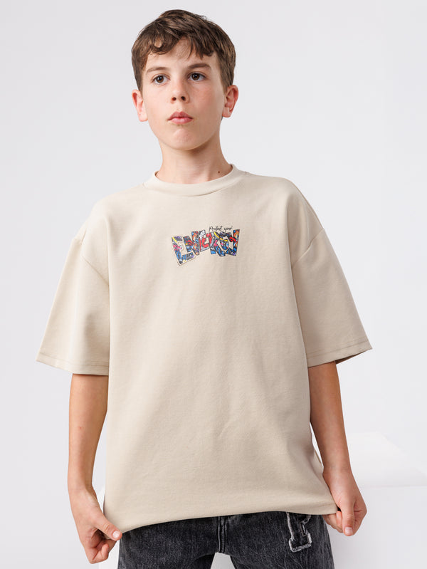FASHION T-SHIRT Beige / 14