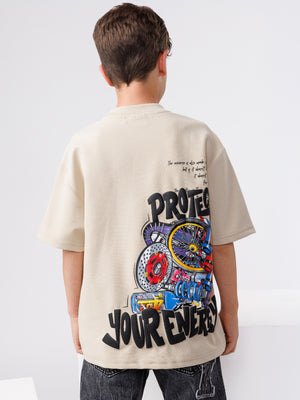 FASHION T-SHIRT Beige / 14