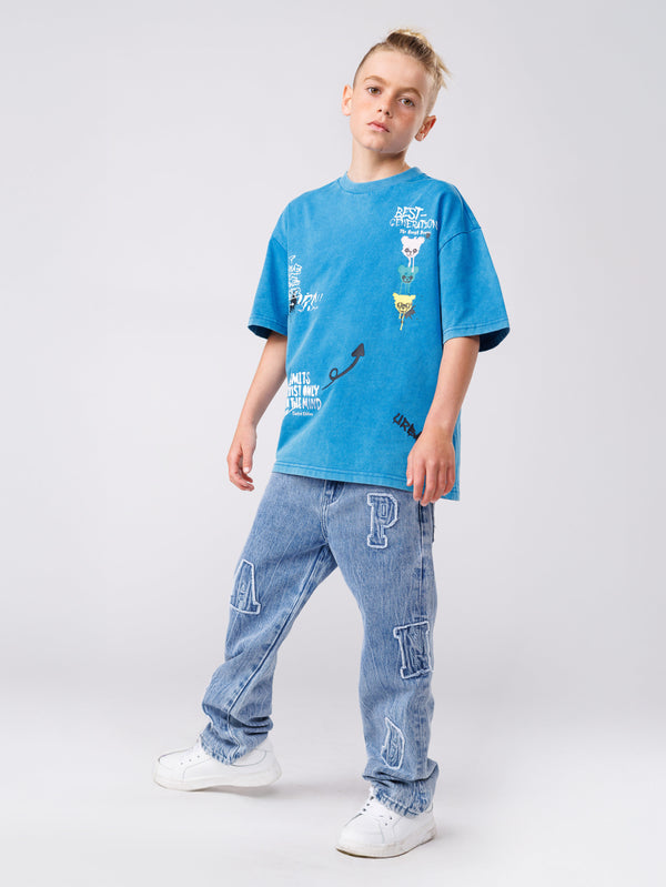 FASHION T-SHIRT Blue / 14