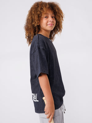 FASHION T-SHIRT Scrubbed Black / 14