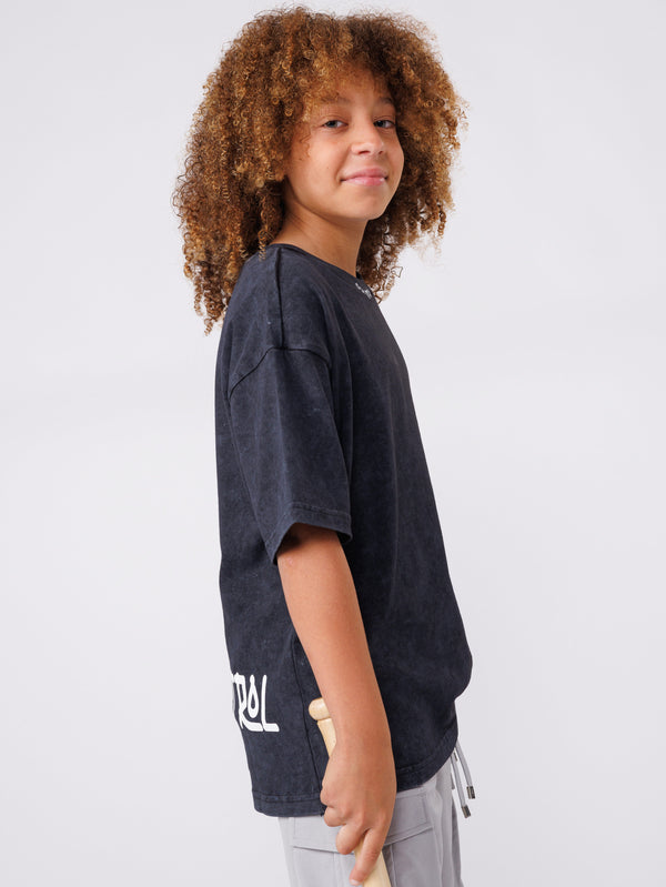 FASHION T-SHIRT Scrubbed Black / 14