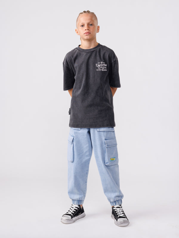 FASHION T-SHIRT Scrubbed Black / 14