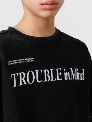 FASHION SET TOP Scrubbed Black / 14