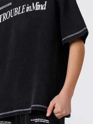 FASHION SET TOP Scrubbed Black / 14