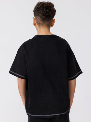 FASHION SET TOP Scrubbed Black / 14