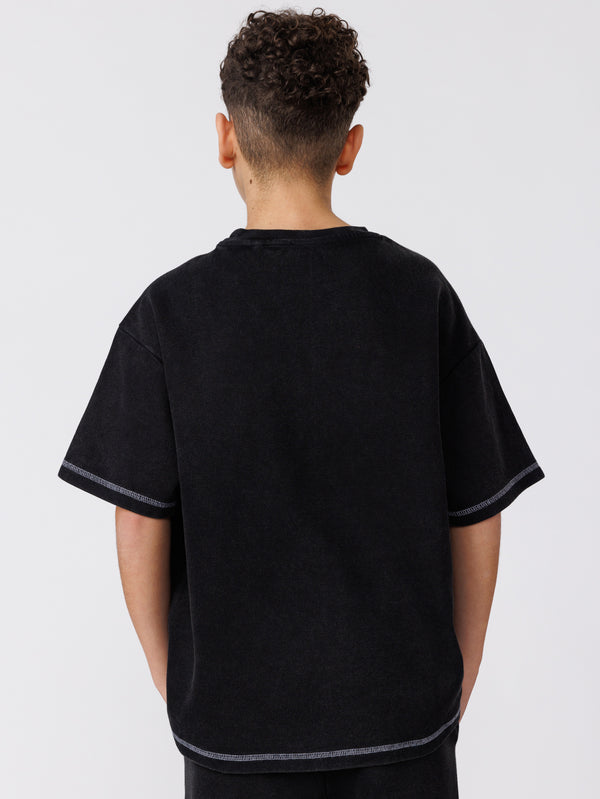 FASHION SET TOP Scrubbed Black / 14