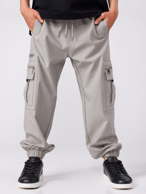 CARGO WOVEN PANTS Gray / 13