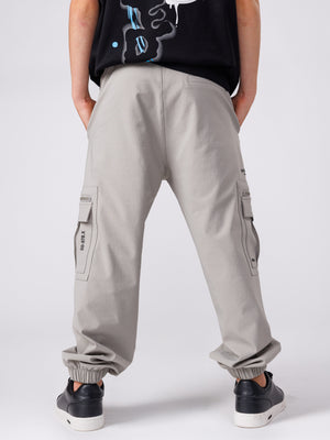 CARGO WOVEN PANTS Gray / 13