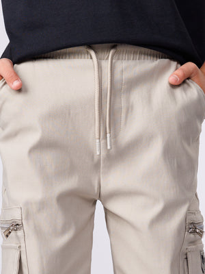 CARGO WOVEN PANTS Gray / 14