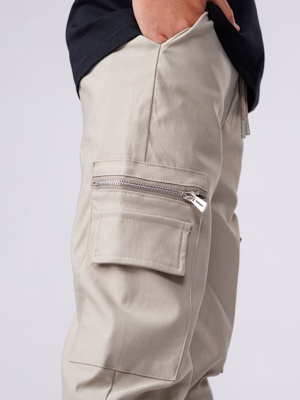 CARGO WOVEN PANTS Gray / 14