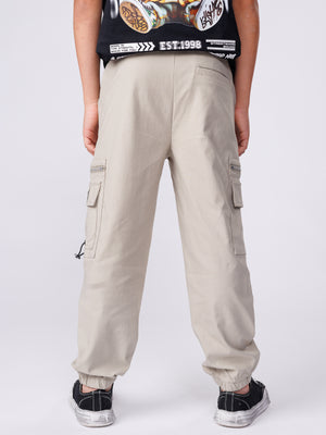 CARGO WOVEN PANTS Gray / 14