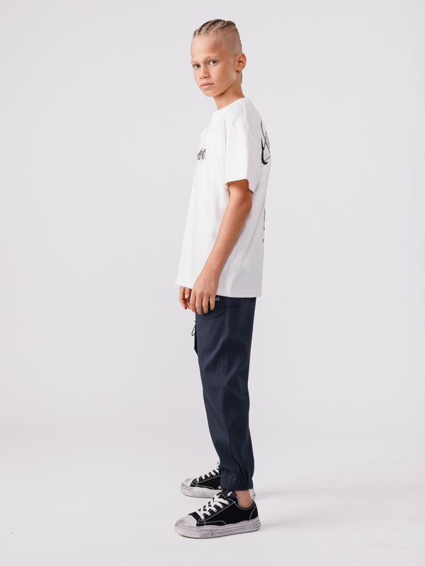 CARGO WOVEN PANTS Navy / 14