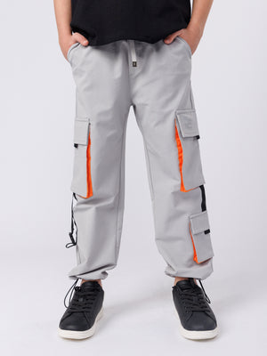 CARGO WOVEN PANTS Light Gray / 6