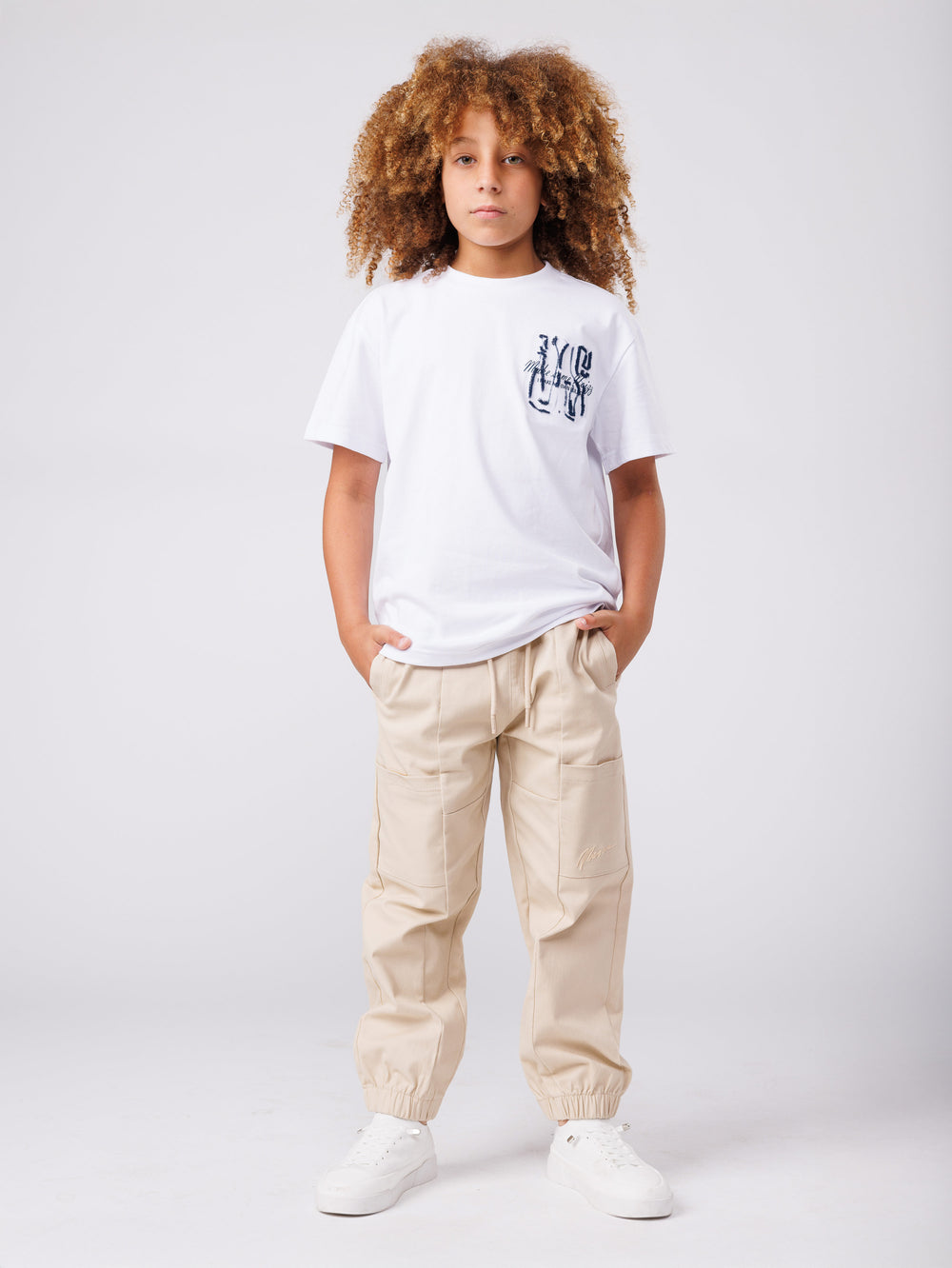 WOVEN PANTS Cream / 14