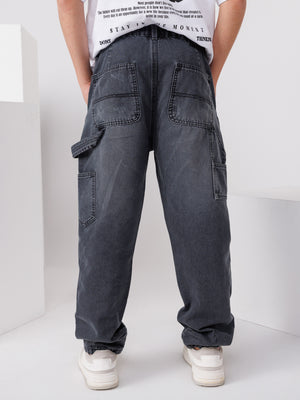 WOVEN PANTS Dark Gray / 14