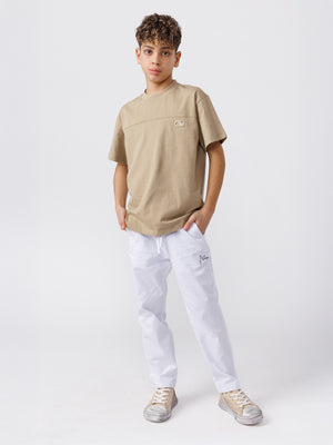 WOVEN PANTS Cream / 14