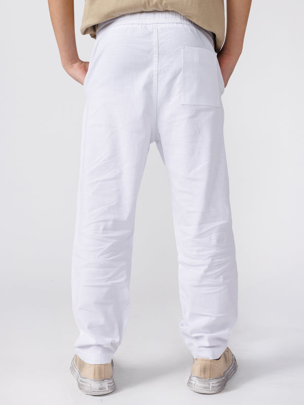 WOVEN PANTS Cream / 14