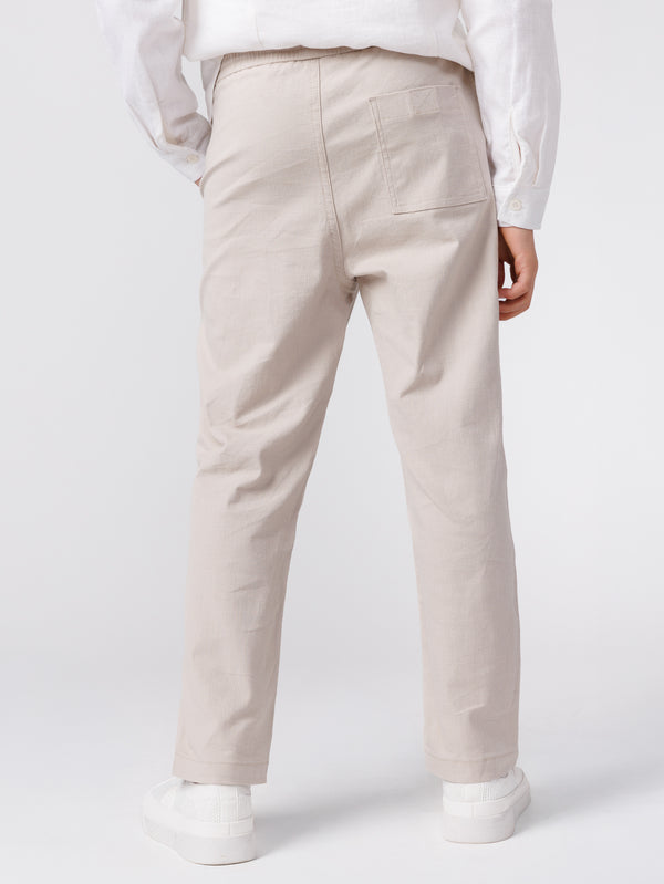 WOVEN PANTS Beige / 14